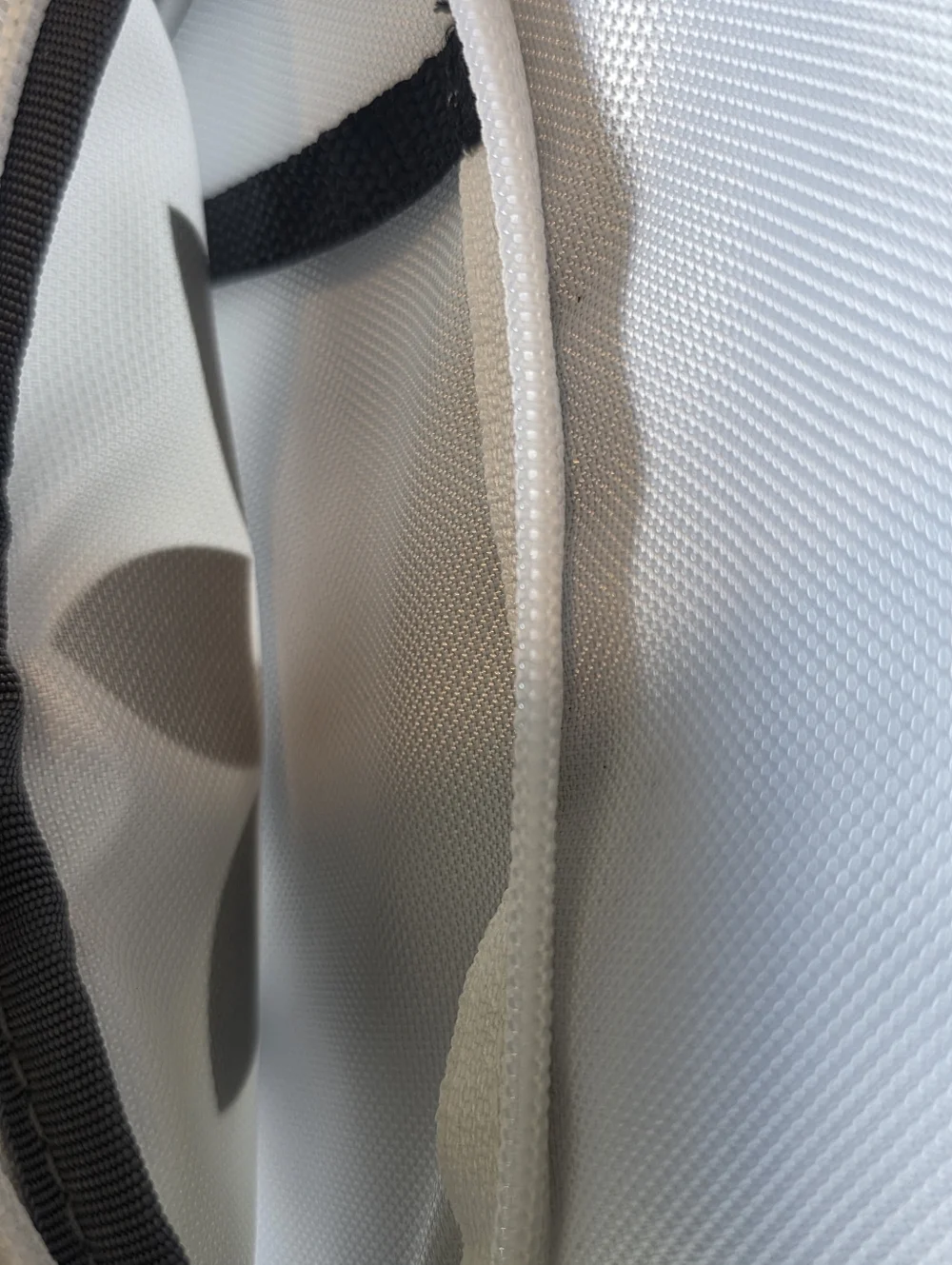 adidas White and Black Mini Backpack with Trefoil Accents - Picture 6 of 8